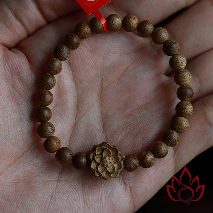 Vòng Trầm Hương Hạt Tròn | 6 Ly | Trầm Tốc Kiến Tự Nhiên